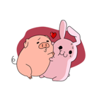 ふてぶてしいぶたさん（個別スタンプ：37）