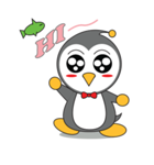 LUCKY : Happy Penguin.（個別スタンプ：1）