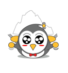 LUCKY : Happy Penguin.（個別スタンプ：17）