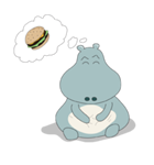 Big Blue The Hungry Hippo（個別スタンプ：12）