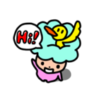 アフロちゃんの日常（個別スタンプ：1）