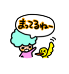 アフロちゃんの日常（個別スタンプ：3）