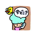 アフロちゃんの日常（個別スタンプ：4）