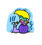 アフロちゃんの日常（個別スタンプ：10）