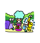 アフロちゃんの日常（個別スタンプ：20）
