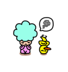 アフロちゃんの日常（個別スタンプ：37）
