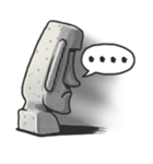 Stone Man Moai（個別スタンプ：13）