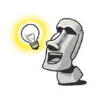 Stone Man Moai（個別スタンプ：31）