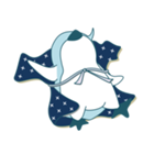 あほ毛ぺんぎん【夏】（個別スタンプ：4）