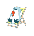 あほ毛ぺんぎん【夏】（個別スタンプ：37）