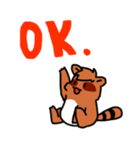 たぬきの親子（個別スタンプ：5）
