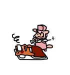 たぬきの親子（個別スタンプ：36）