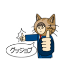 猫男サラリーマン（個別スタンプ：11）