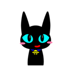 黒猫ゆうこりん（個別スタンプ：1）