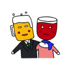 ごかっけーめがねと白目オールスターズ 2（個別スタンプ：14）