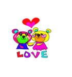 Rainbow bear（個別スタンプ：3）