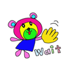 Rainbow bear（個別スタンプ：4）