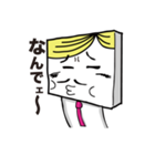 四角顔課長（個別スタンプ：39）