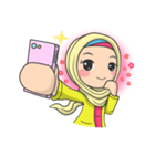 Flower  Hijab（個別スタンプ：4）