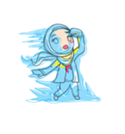 Flower  Hijab（個別スタンプ：5）