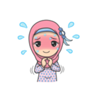 Flower  Hijab（個別スタンプ：6）