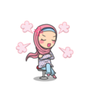 Flower  Hijab（個別スタンプ：8）