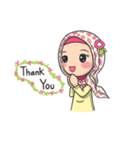 Flower  Hijab（個別スタンプ：10）
