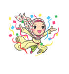 Flower  Hijab（個別スタンプ：13）