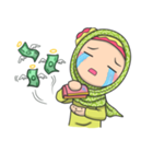 Flower  Hijab（個別スタンプ：14）