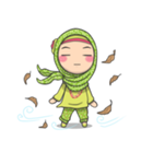 Flower  Hijab（個別スタンプ：15）