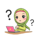 Flower  Hijab（個別スタンプ：16）