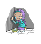 Flower  Hijab（個別スタンプ：24）
