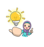 Flower  Hijab（個別スタンプ：25）