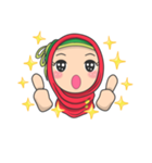 Flower  Hijab（個別スタンプ：27）