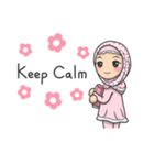 Flower  Hijab（個別スタンプ：35）