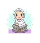 Flower  Hijab（個別スタンプ：36）
