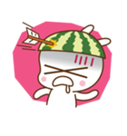 Watermelon Bunny（個別スタンプ：7）