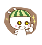 Watermelon Bunny（個別スタンプ：34）