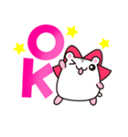 ハム子とハム男（個別スタンプ：4）