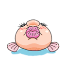 No.1ブサイク生物ぶろぶ君（個別スタンプ：14）