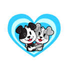 PUPPY LOVE - OLLIE AND ANGEL（個別スタンプ：2）