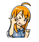 FineTrick みかんスタンプ（個別スタンプ：30）