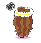 ハワイだいすきアロハちゃん（個別スタンプ：9）