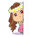 ハワイだいすきアロハちゃん（個別スタンプ：10）