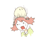 （・H・）女の子と中身（個別スタンプ：2）