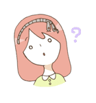 （・H・）女の子と中身（個別スタンプ：3）