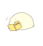 （・H・）女の子と中身（個別スタンプ：34）