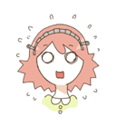 （・H・）女の子と中身（個別スタンプ：37）