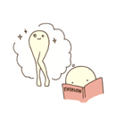 （・H・）女の子と中身（個別スタンプ：38）