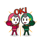 あっとちゃん＆まーくん（個別スタンプ：1）